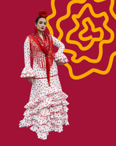 Modelo Pilar Blanco/Rojo